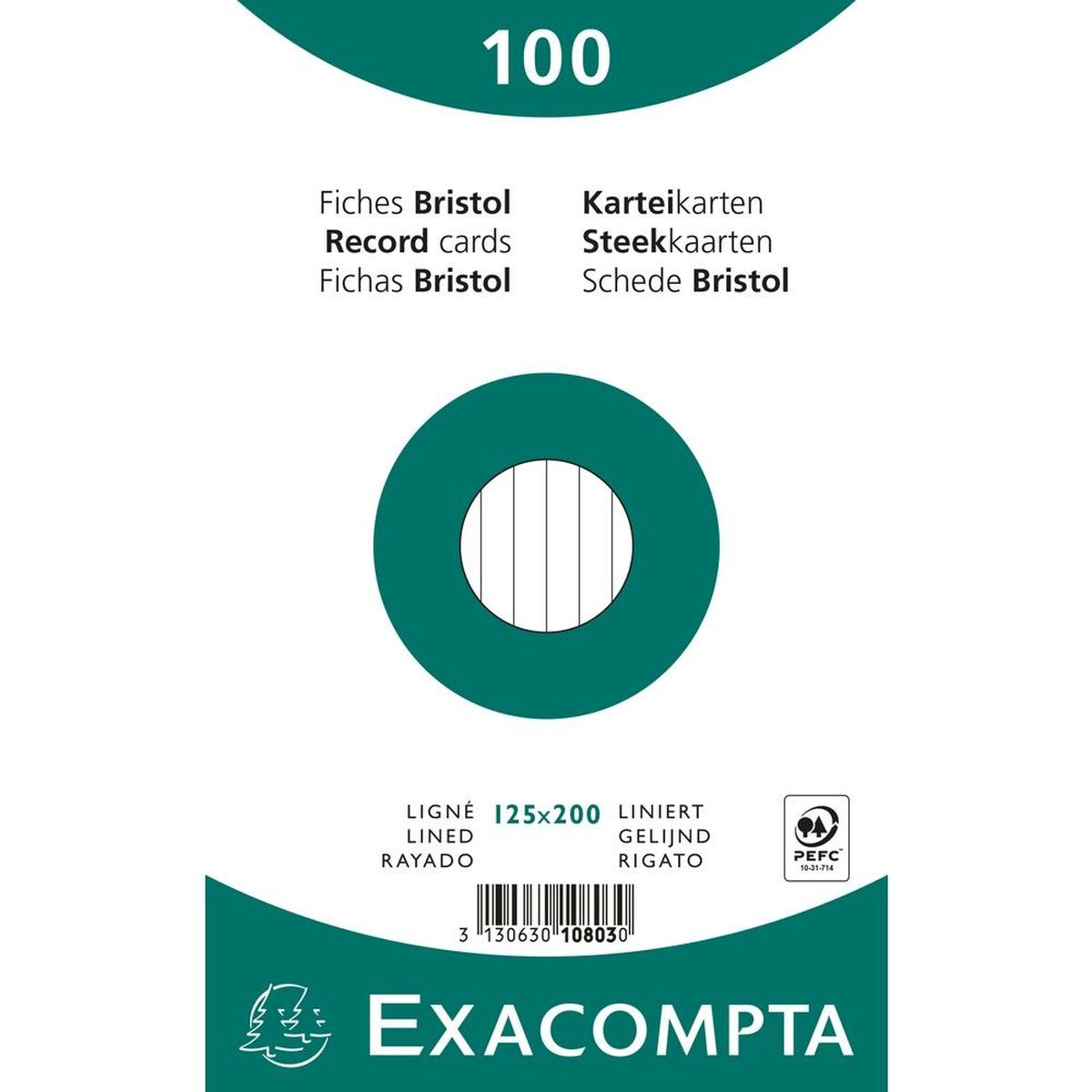 Mucavale Exacompta Alb 12,5 x 20 cm (12 Unități)